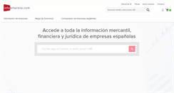 Desktop Screenshot of infoempresa.com